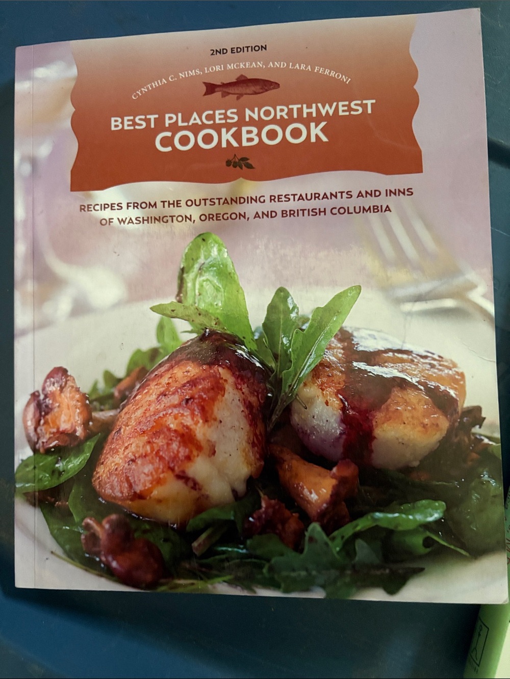 Best Places Northwest Cookbook - Orange Cover